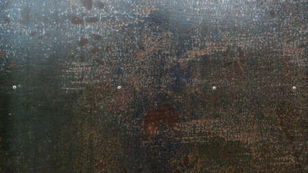Close up of an iron plate has a rusty for an abstract background.の写真素材