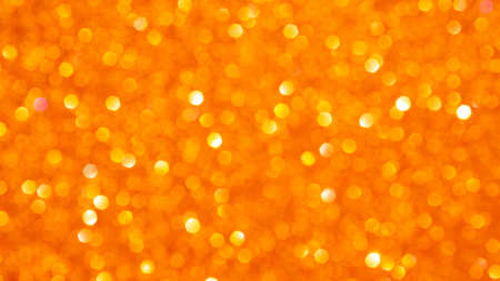Abstract of orange bokehの写真素材