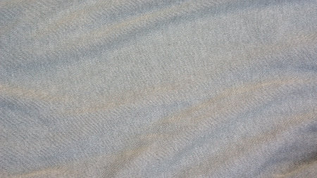 Close up of gray soft fabric for a background.の写真素材