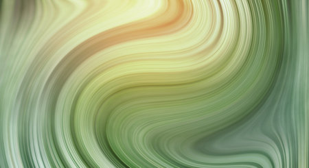 Swirl lines of green and yellow marble texture for a background.の写真素材