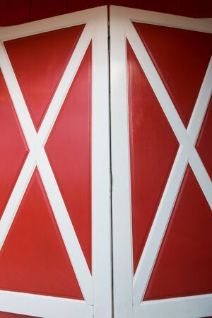 Wooden front door of a home.の写真素材