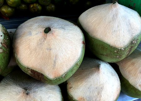 Peeled Coconutsの写真素材