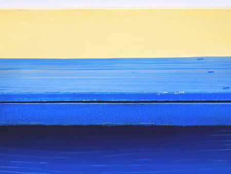 Full Frame Vivid Colorful Wooden Table Top of Counterの写真素材