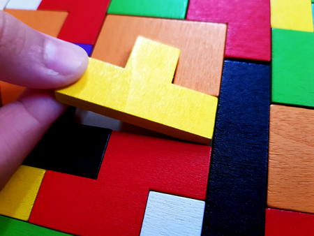 Last Puzzle Solvedの写真素材