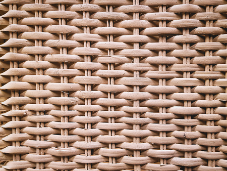 Full Frame Background of Brown Basketry Texture