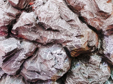 Full Frame Background of Brown Rock Wall Texture