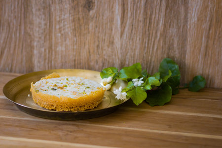 Ghewar or ghevar is a traditional sweet of rajasthan. It is made of milk, flour, ghee and sugar. Dry...