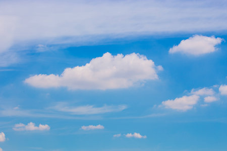 Cloud in the blue sky の写真素材