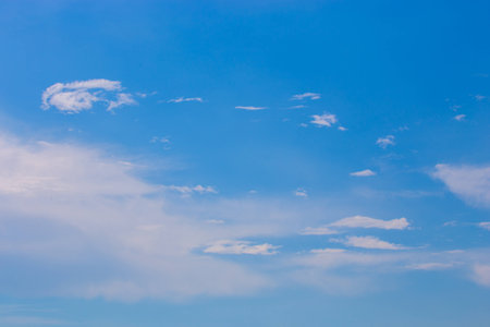 Cloud in the blue sky の写真素材