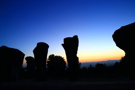 Stonehenge  Thailand  in  stone  field  Mo Hin  Khaw of  Chaiyaphum  province, Thailand