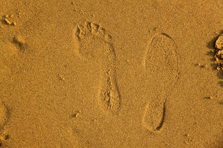 Footprints in the sand