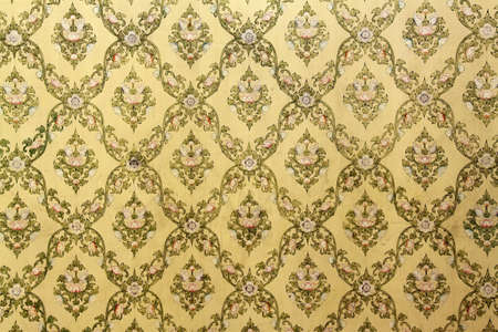 vintage traditional thai line art Generality in Thailand,any kind of art decorated in buddhist...