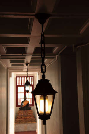 Buddhism, with light like a lampの写真素材