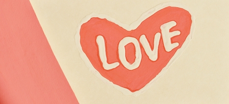 Art paint background  love の写真素材