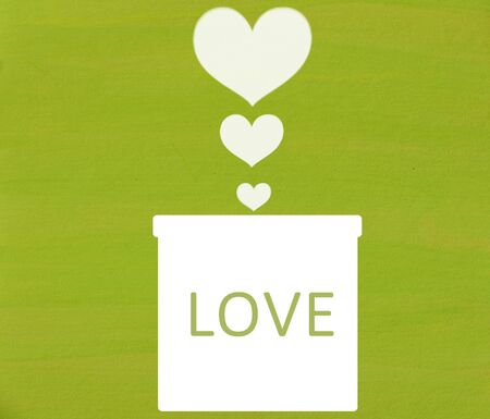 Art paint background  love の写真素材