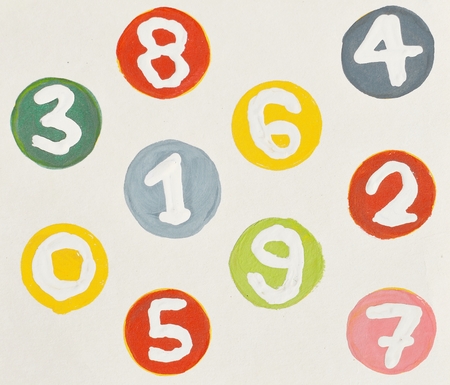 Numer art paintの写真素材