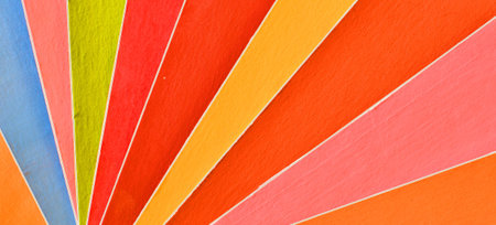 Colorful paper texture Background closeupの写真素材