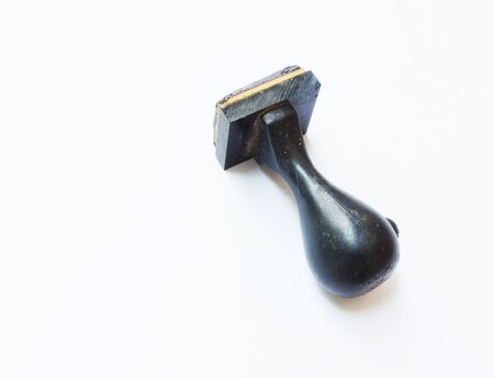 rubber stamps isolate on white backgroundの写真素材