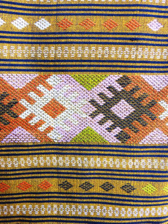 Colorful fabric art backgroundの写真素材