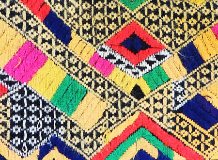 Colorful fabric art background