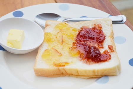 bread sheet and yamの写真素材