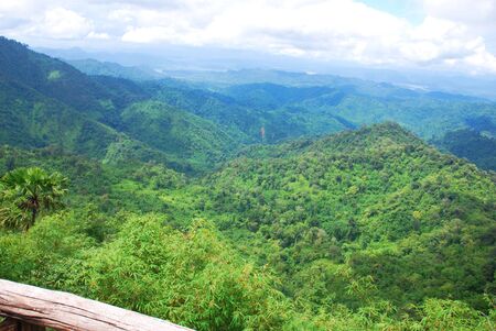 Landscape of mountain at Doimonta nationalpark in Thailand.
