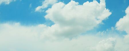 Landscape blue sky and cloud, natural background