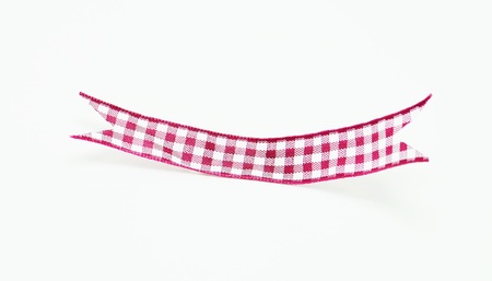 Ribbon isolate on white backgroundの写真素材