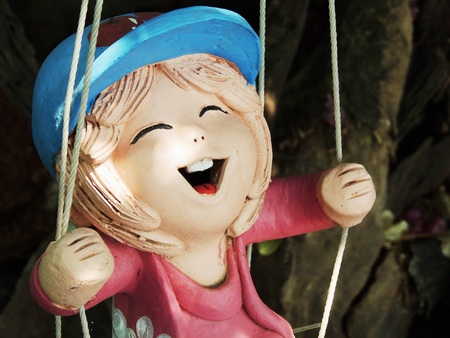 Doll smileの写真素材