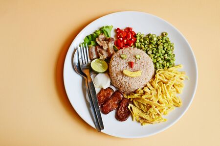 Rice Mixed with Shrimp paste