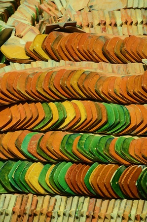 Roof colorful art backgroundの写真素材