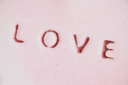 Love text  vintageの写真素材
