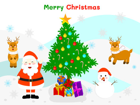 Merry Christmasのイラスト素材