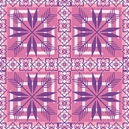 abstract geometric art print,Vector colorful decorative element on native ethnic style,Aztec style...