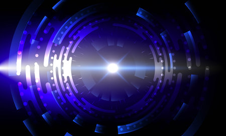 blue circle hitech concept,circle element,line element,Abstract  sphere shape background, Creative for cover brochure, background, layout, backdrop,のイラスト素材