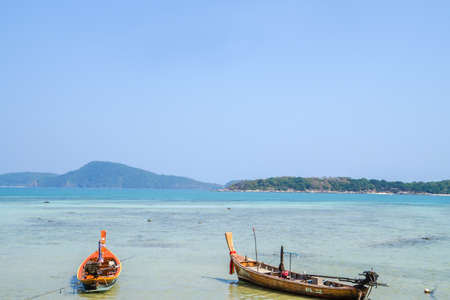 Passenger boat for scuba diving in the sea of Thailandの写真素材