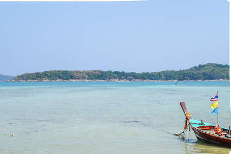 Passenger boat for scuba diving in the sea of Thailandの写真素材