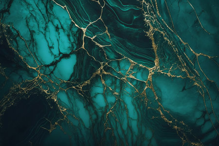 Dark Green Abstract Marble Wallpaper Horizontal Abstract Patternの写真素材