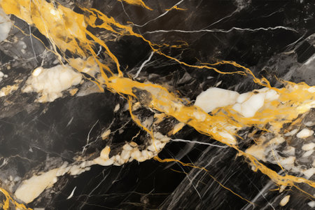 white black yellow marble pattern nature beautiful illustrationの写真素材