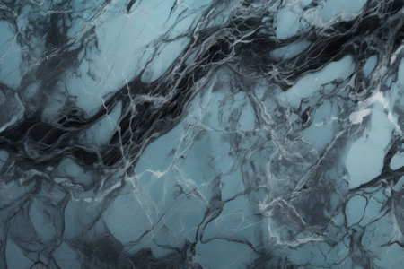 beautiful natural blue black marble pattern illustrationの写真素材