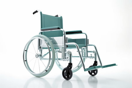beautiful medical icon hospital wheelchair illustration from generative aiの写真素材