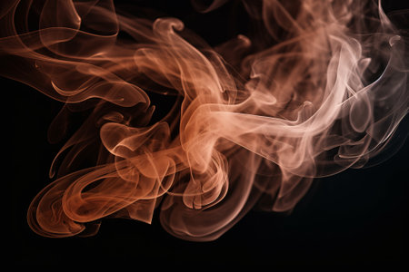 pink smoke background illustration from generative aiの写真素材