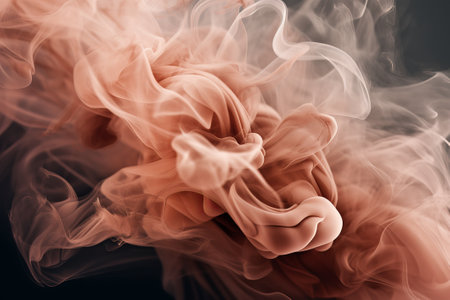 pink smoke background illustration from generative aiの写真素材