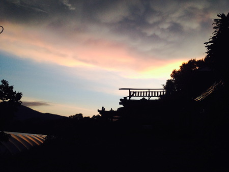 The sky after the rainの写真素材