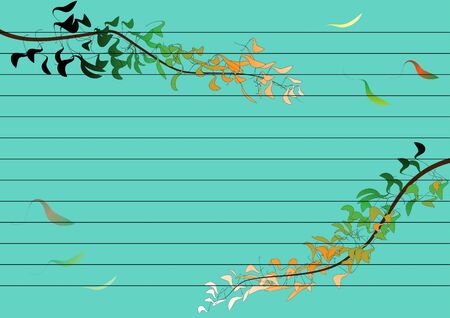 notepaper retroのイラスト素材