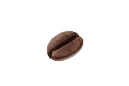 Close up coffee beans ,Roasted ,cooked, fragrant isolated on the white background. の写真素材