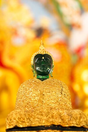 The buddha statue Golden in thailand.の写真素材