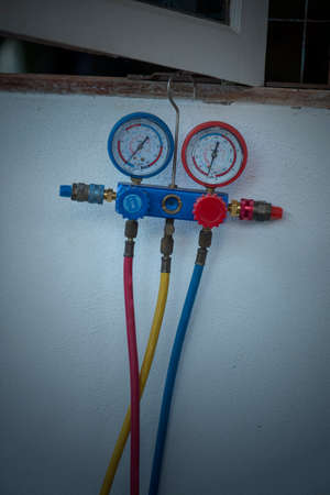 Image of Air pressure measuring device,air conditioning equipment.