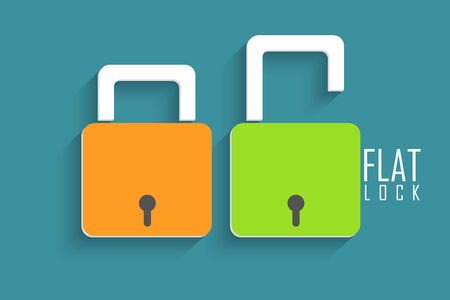 Vector lock icon の写真素材