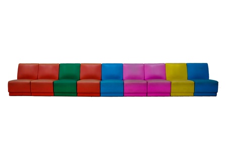 colorful sofaの写真素材